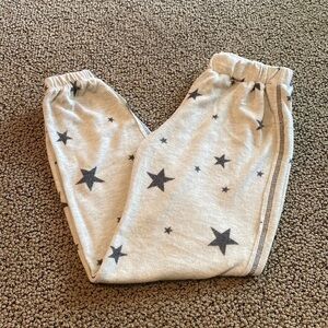 NWOT Vintage Havana Fleece Star Joggers Size Youth Large w/ Exposed Stitching